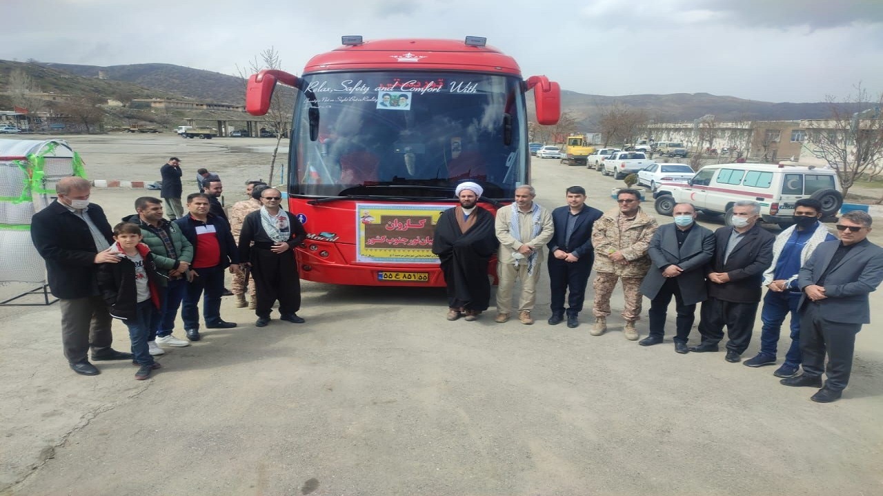 اعزام نخستین کاروان راهیان نور سردشت به مناطق عملیاتی