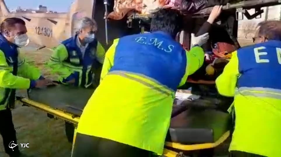 برای نجات جان دو بیمار بالگرد ۱۱۵ جهرم به پرواز در آمد