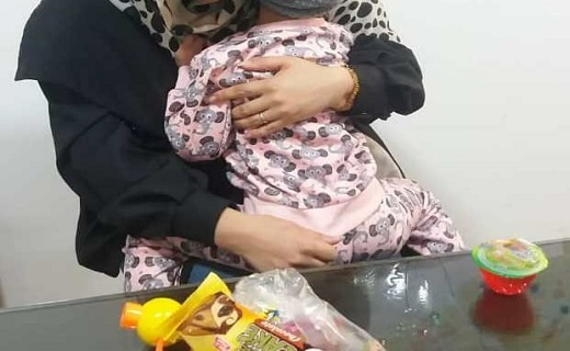 دختربچه ۳ ساله گمشده به آغوش مادرش بازگشت