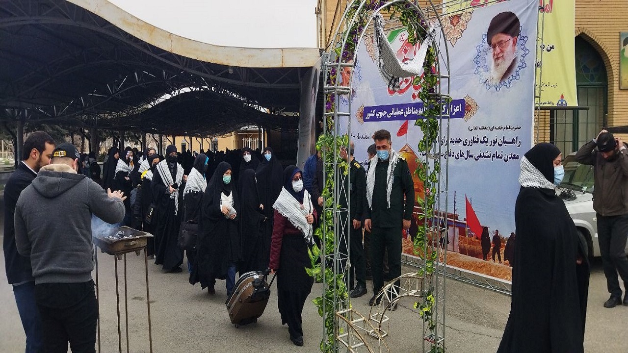 اعزام ۱۸۰ زائر خواهر در قالب کاروان راهیان نور