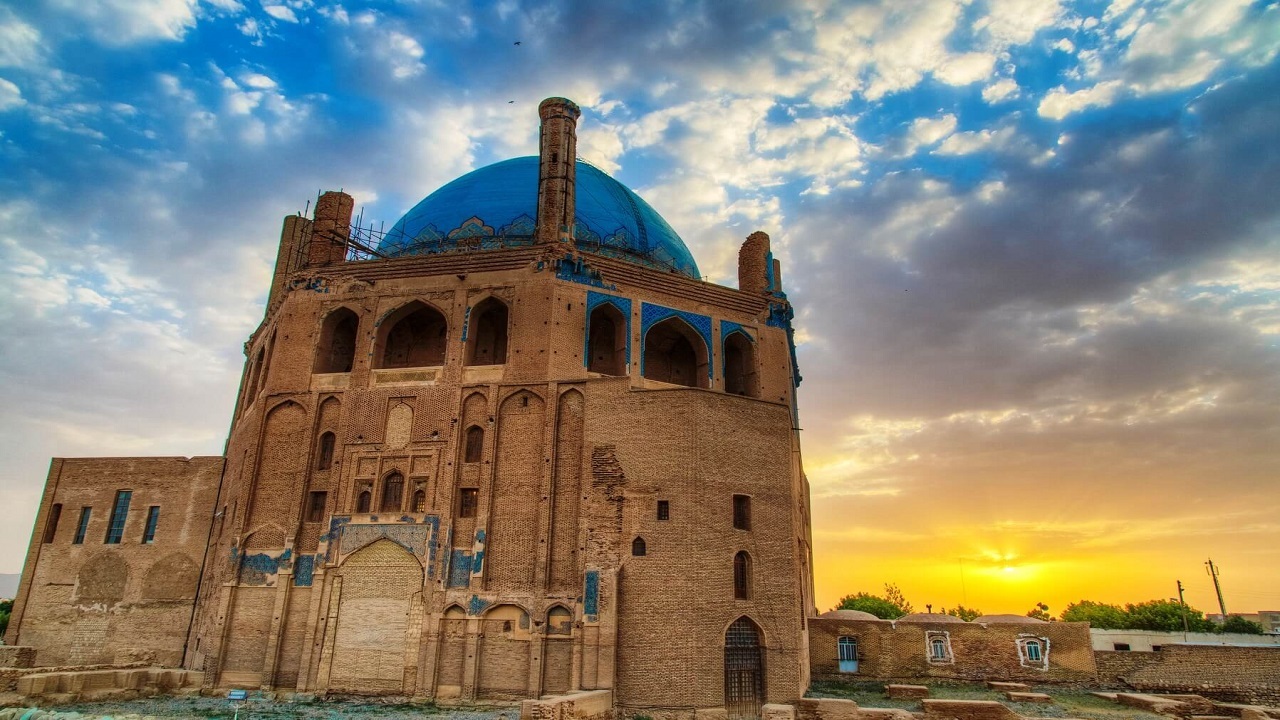 بازدید مجازی و زنده از پایگاه میراث جهانی گنبدسلطانیه در نوروز