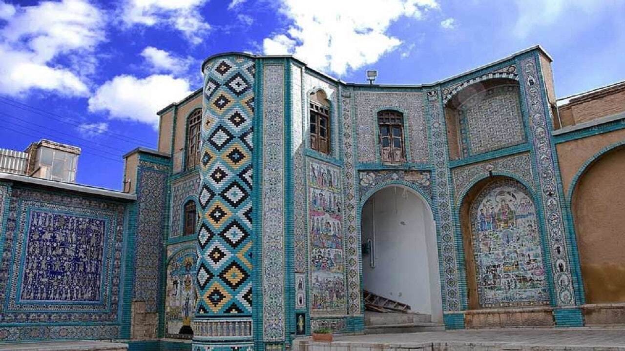 گردش نوروزی در تکیه معاون الملک شهر کرمانشاه + تصاویر