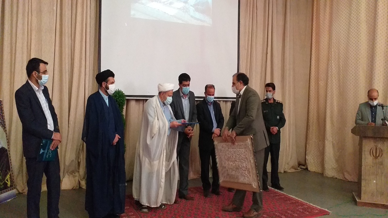 مراسم تودیع و معارفه مدیر آموزش و پرورش کوهبنان برگزار شد
