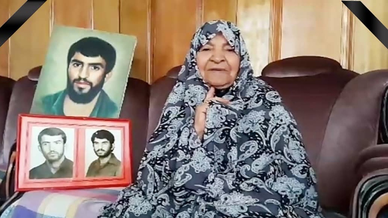 مادر شهیدان قجه ای آسمانی شد
