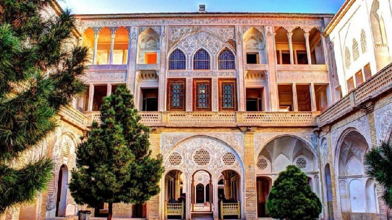 شاهکار معماری ایران در خانه عباسیان کاشان