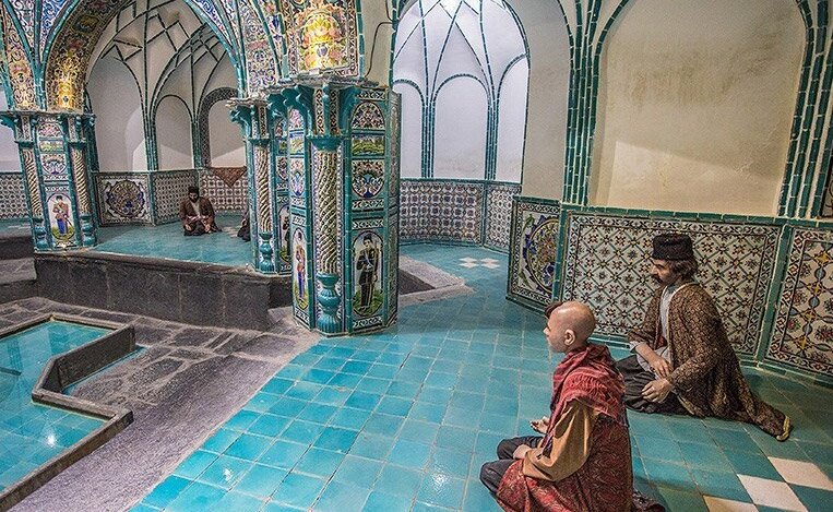 بزرگترین حمام موزه کشور در اراک پذیرای مسافران بهار