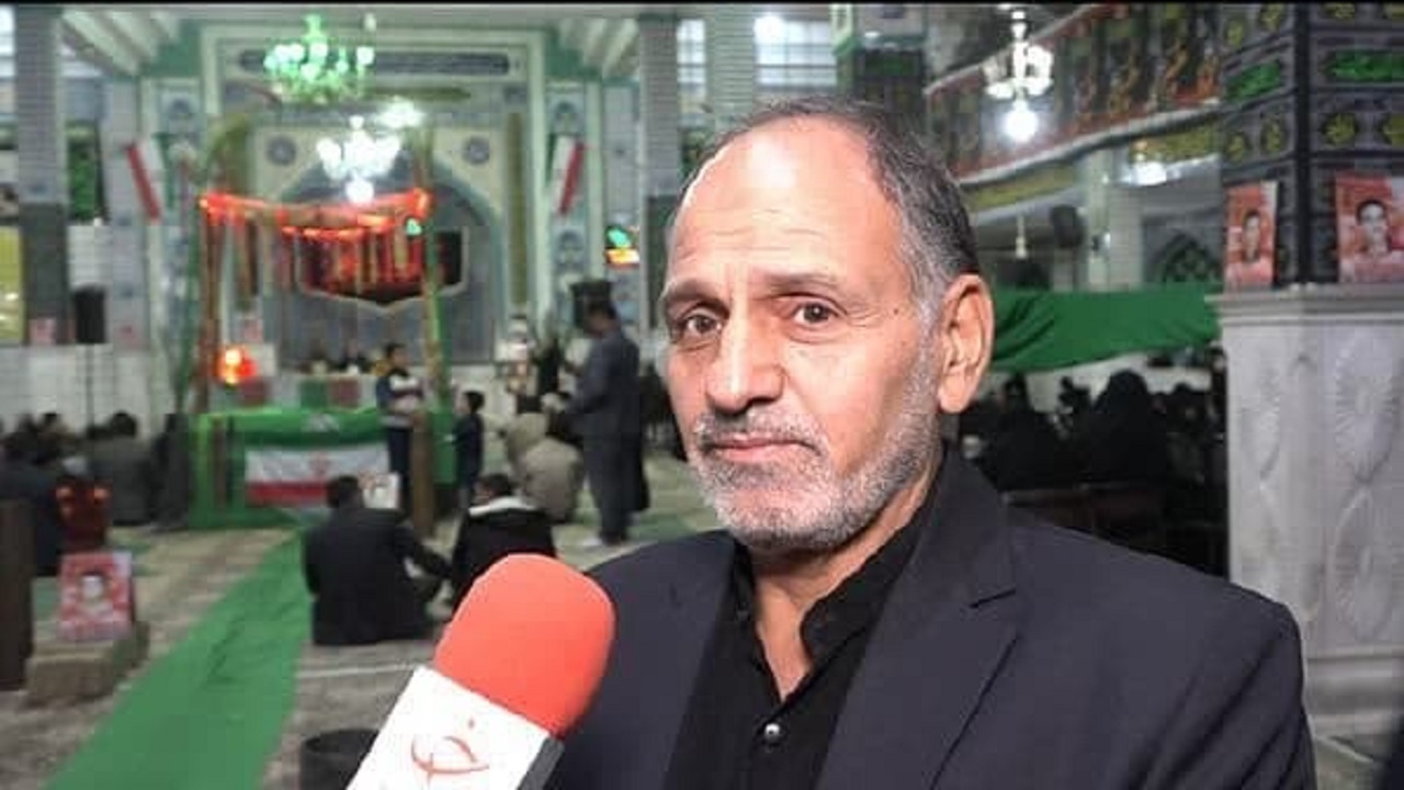 وداع خادمیاران رضوی و مردم امامشهر با شهید گمنام دفاع مقدس