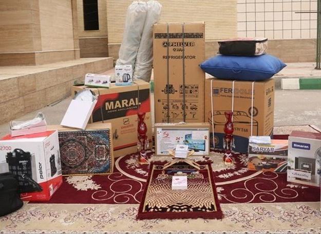 اهدای ۱۰۰ سری جهیزیه به نوعروسان پاتاوه
