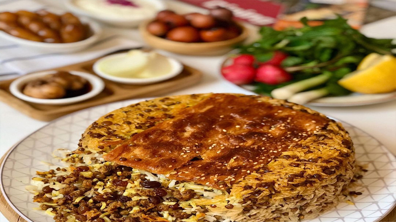 عدس پلو شکم پر یک غذای متفاوت و لذیذ + دستور تهیه