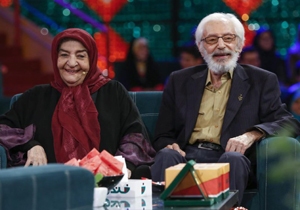 حرف‌های شیرین همسر جمشید مشایخی در «خندوانه»/ رئوفی: «جمشید» یک دل نه صد دل عاشق من شد!+فیلم