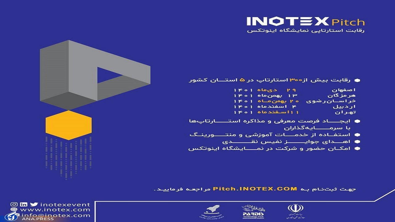 آغاز رقابت ملی اینوتکس‌پیچ از اصفهان
