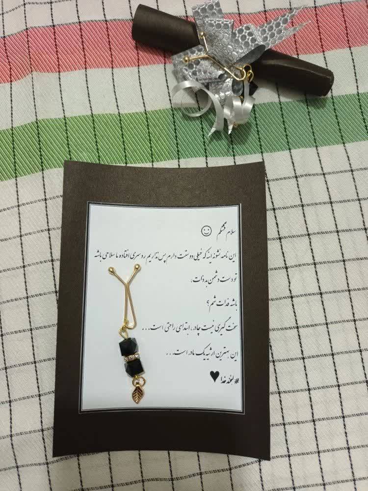 اقدام خلاقانه هنرجویان هنرستان در راستای فرهنگ عفاف و جحاب + تصاویر