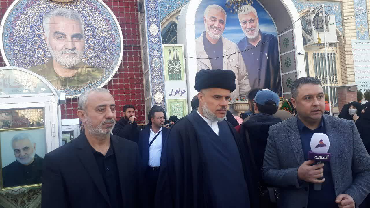 حجت الاسلام سید طباطبایی، معاون گروه عصائب حشدالشعبی