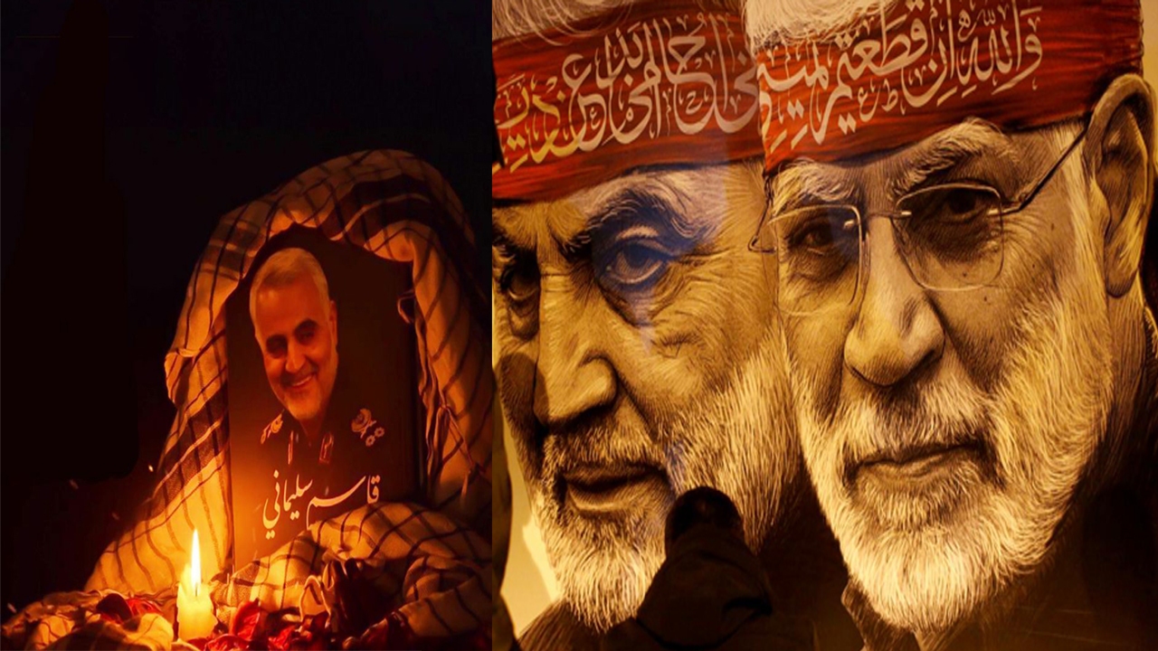 در شب شهادت حاج قاسم چه گذشت؟ + تصاویر