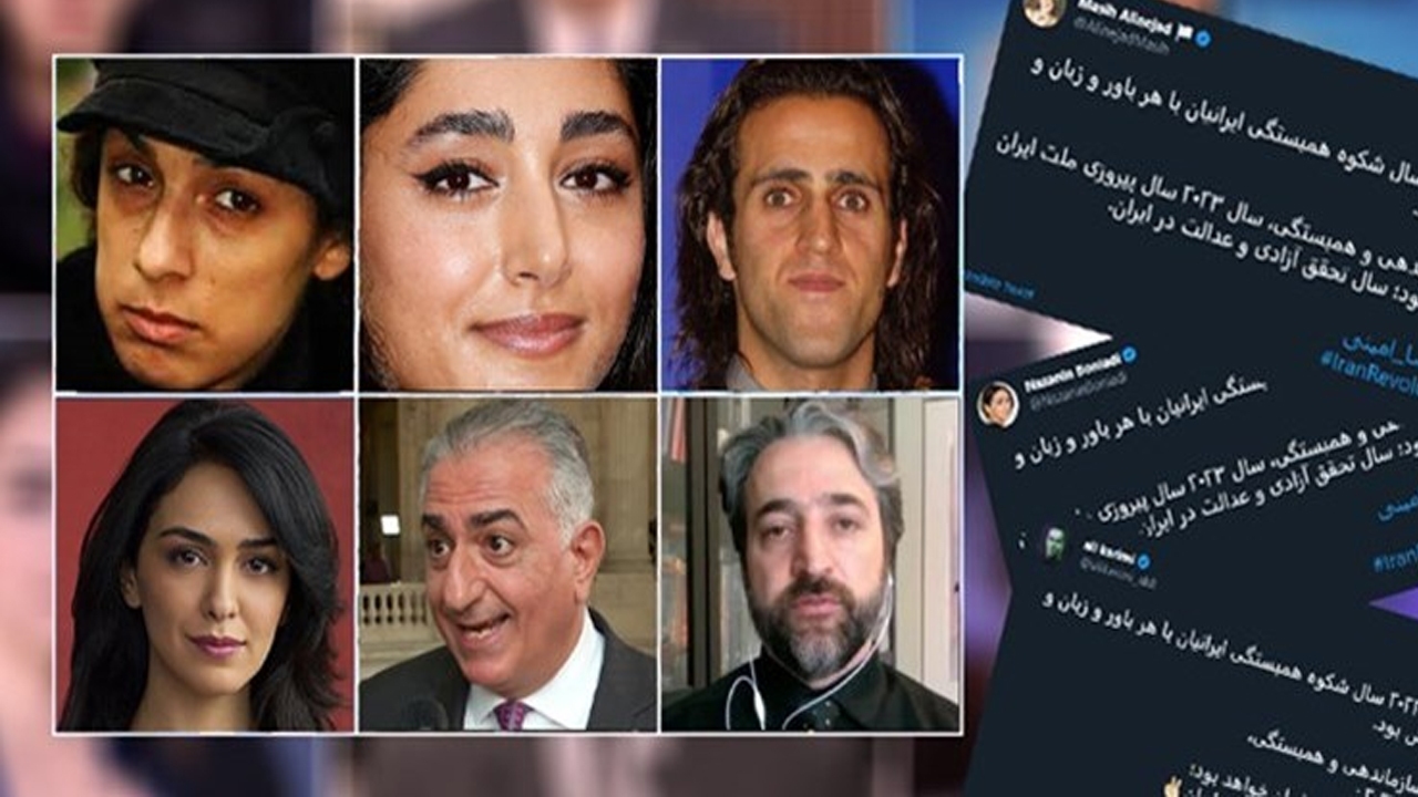 نمایش مضحک همبستگی اپوزيسیون با تبریک سال نو میلادی!
