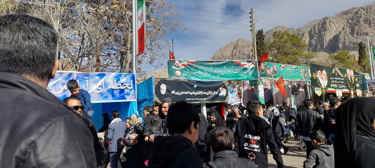 گلزار شهدای کرمان در روز شهادت حاج قاسم