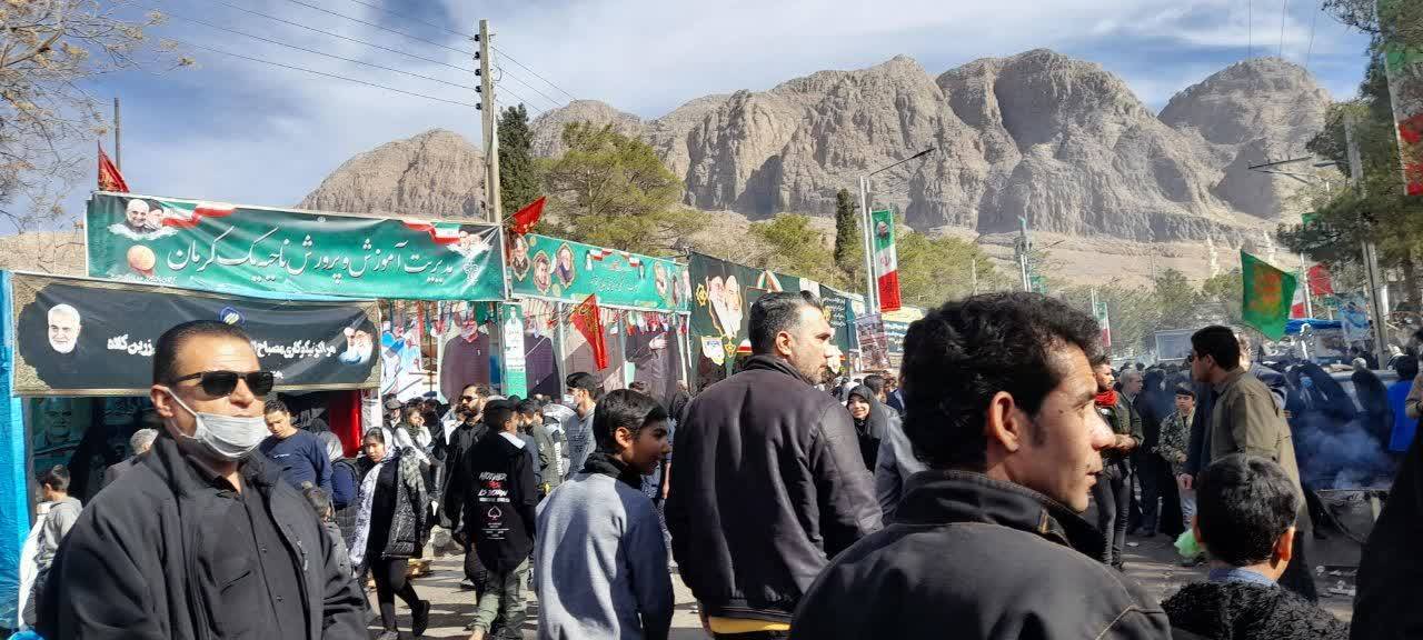 گلزار شهدای کرمان در روز شهادت حاج قاسم