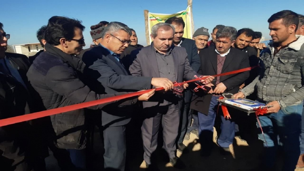 افتتاح راه عشایری قشلاقات آغداش در شهرستان بیله سوار
