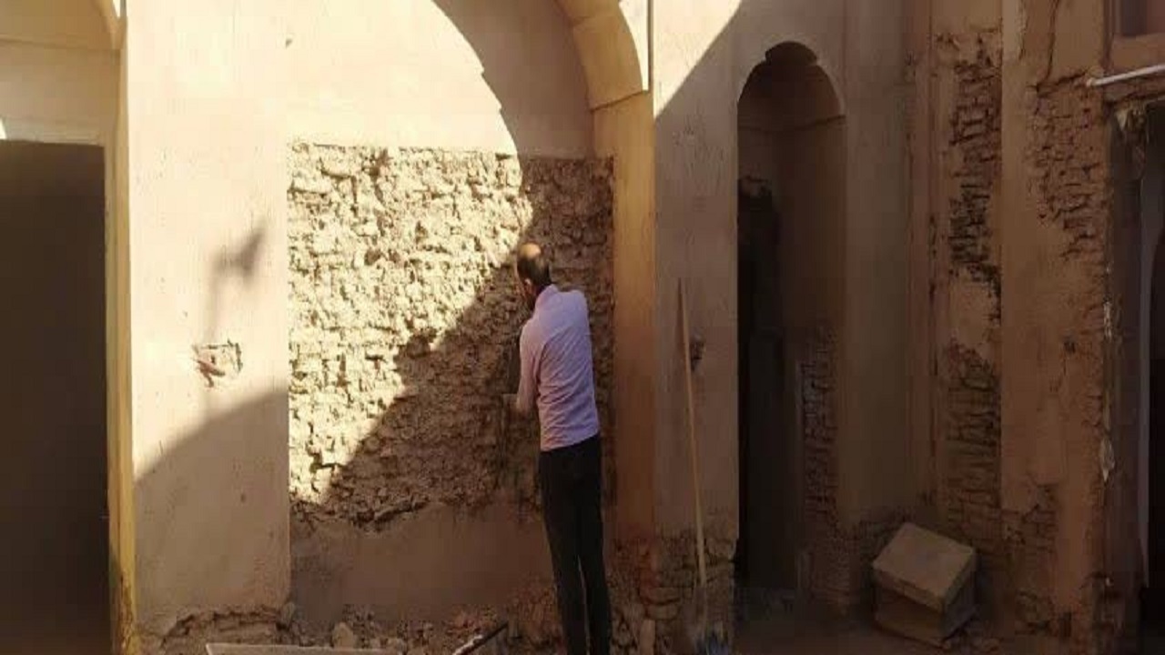 آغاز مرمت خانه ثبتی امیر عظیمی ابرکوه