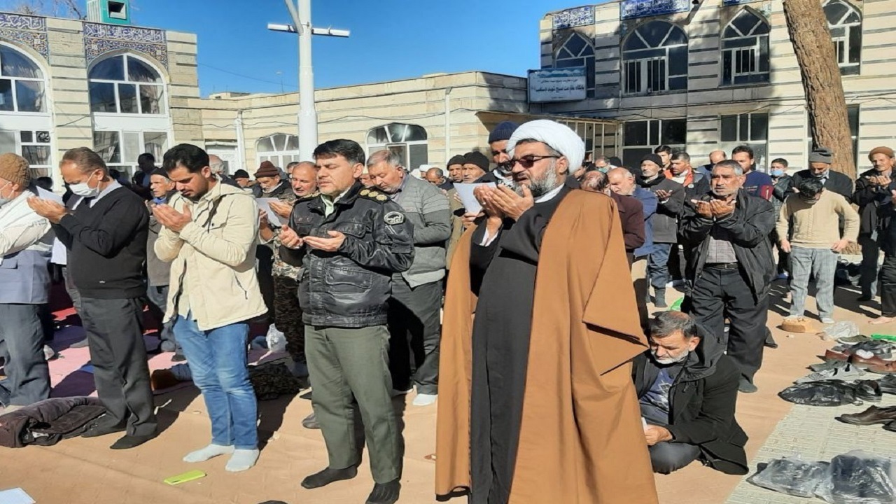برگزاری نماز باران در فریمان