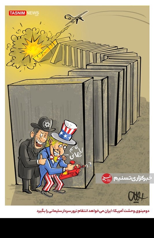 دومینوی وحشت آمریکا از انتقام ترور سردار سلیمانی توسط ایران