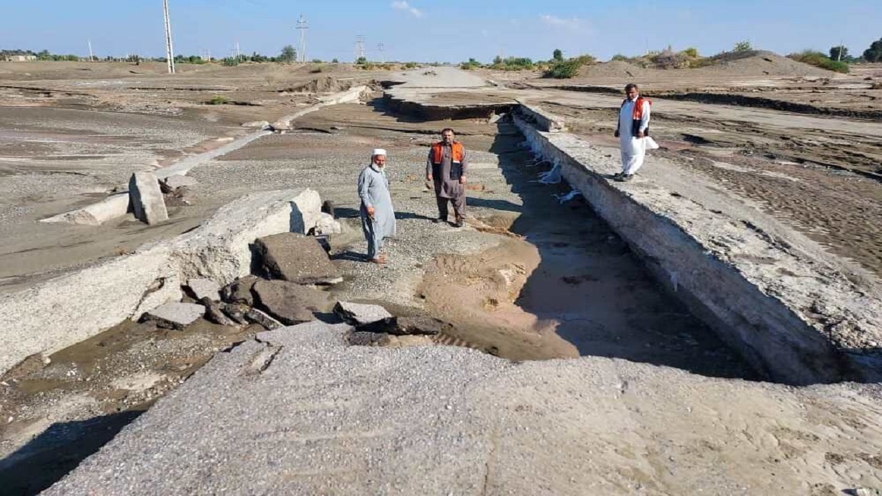 خسارت ۲۸۰۰ میلیاردی سیلاب به شبکه راه‌های ارتباطی بلوچستان