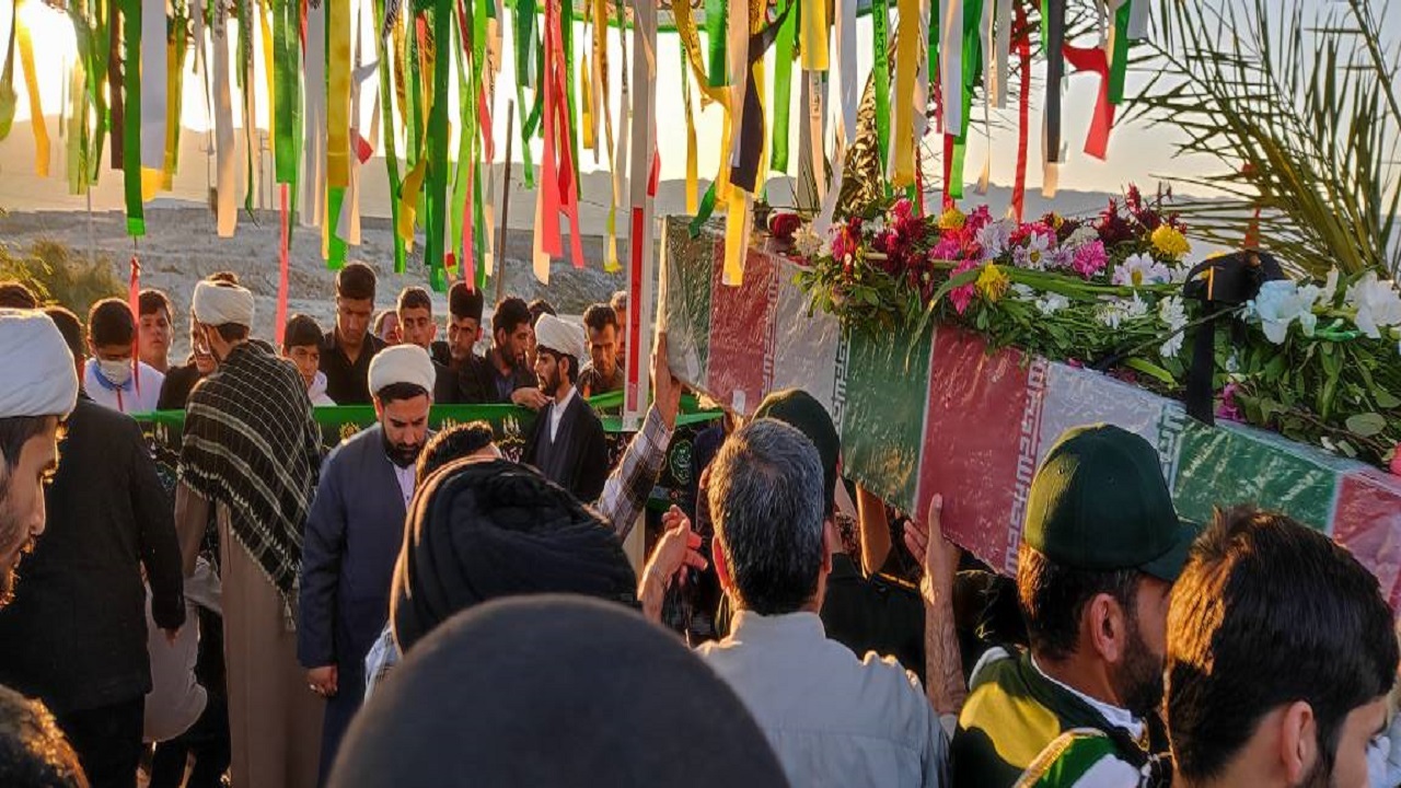 مراسم تشییع شهدای گمنام در شهرستان اندیکا برگزار شد + فیلم و تصاویر