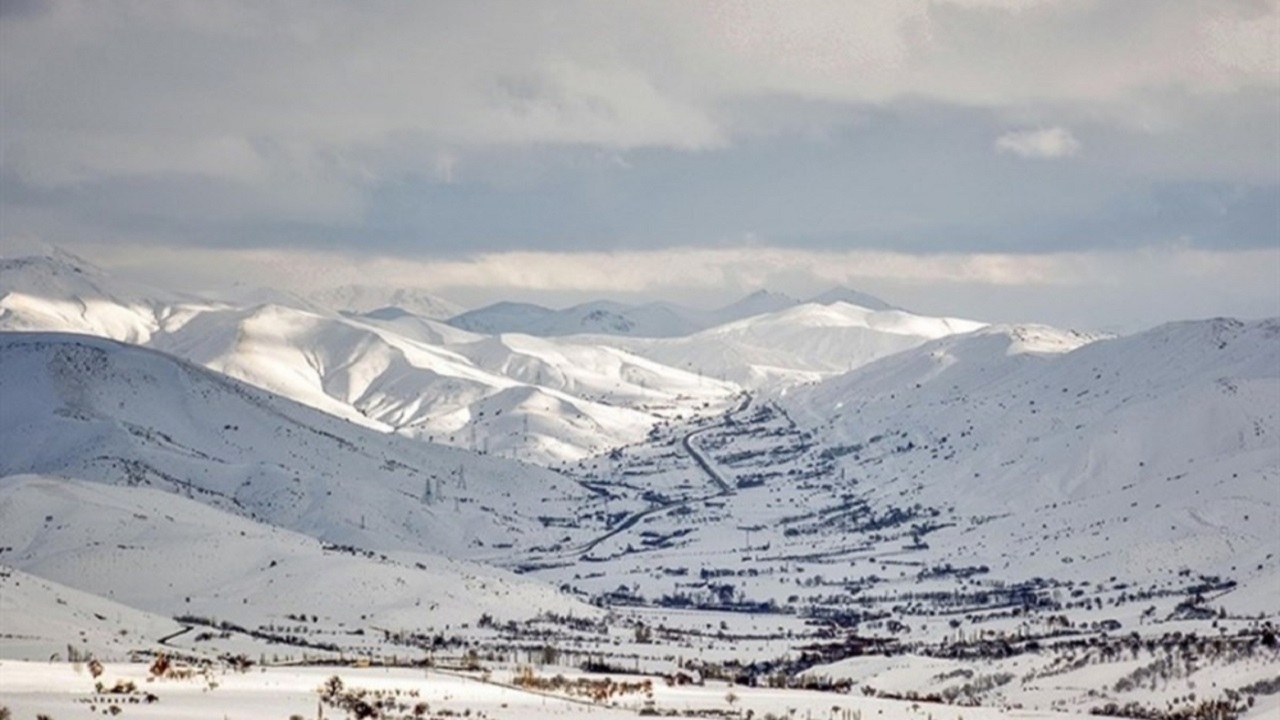 نمایی از طبیعت زمستانی استان کردستان + فیلم