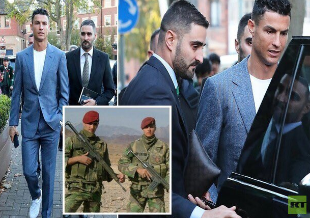 تکاور&zwnj;های ارتش پرتغال بادیگارد رونالدو در عربستان شدند + عکس