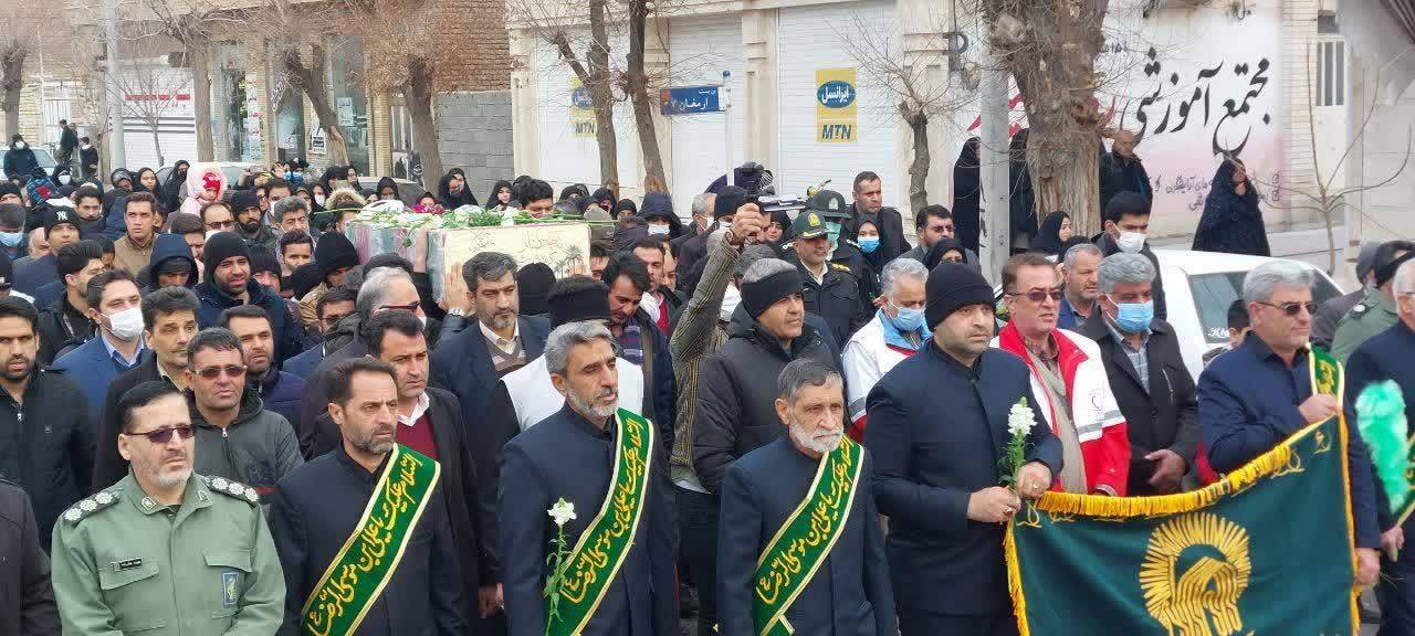 برگزاری مراسم وداع با شهدای گمنام هشت سال دفاع مقدس + فیلم