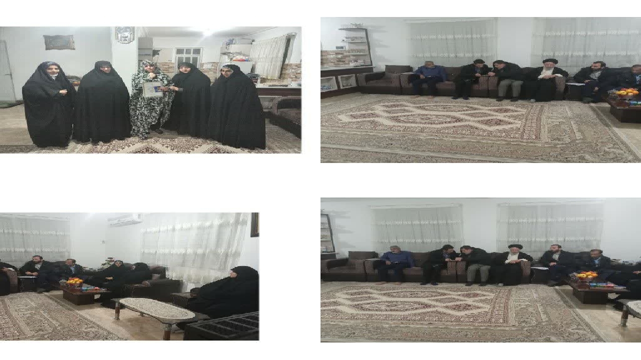 رزمایش دیدار از ۳۰۰ خانواده شهید در رشت