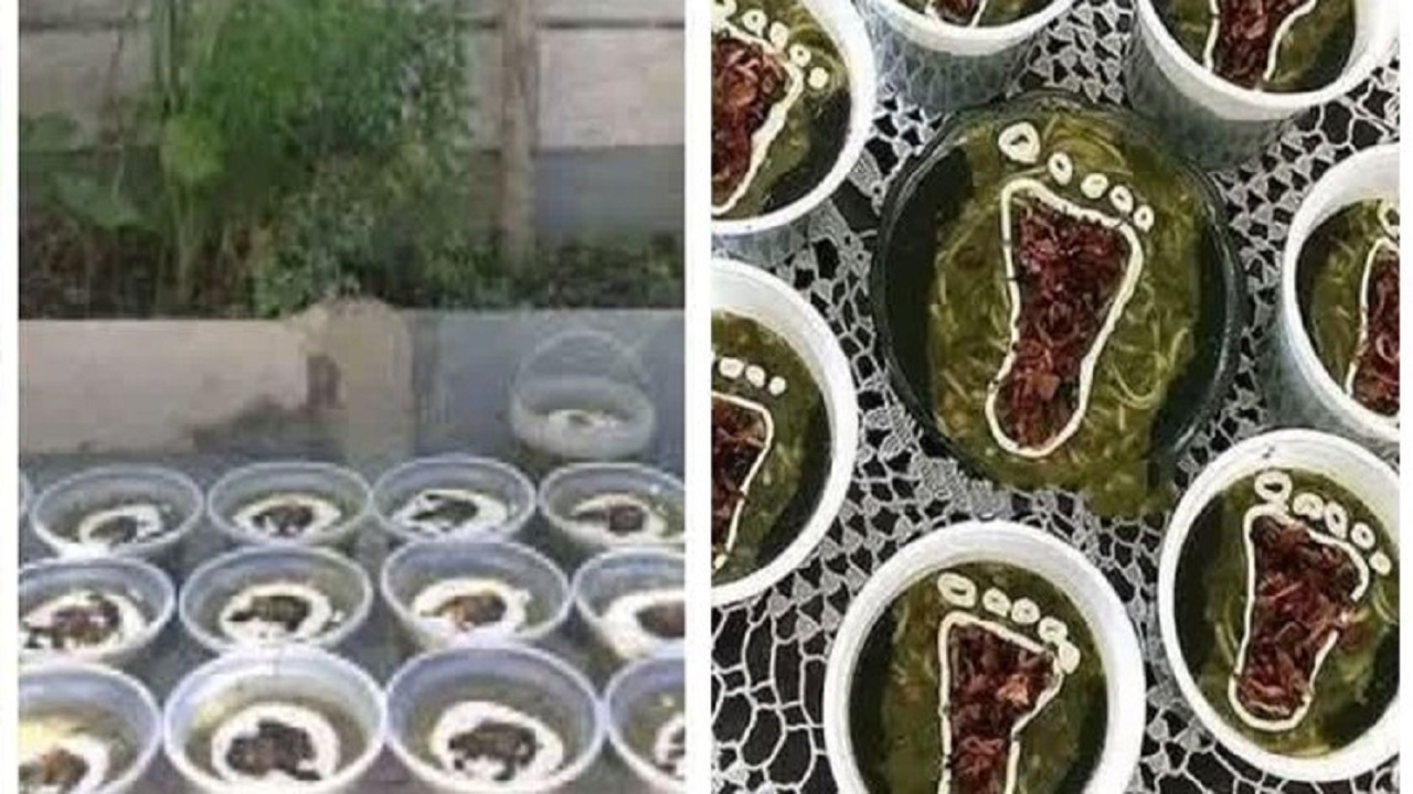 نحوه تهیه آش پشتِ پایی و نان پشتِ سری در شهر تاریخی نراق