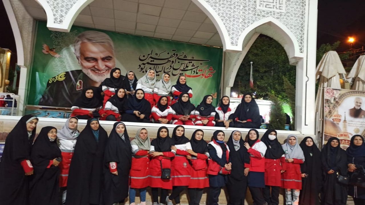 بهره مندی بیش از ۳ هزار زائر از خدمات هلال احمر کرمان