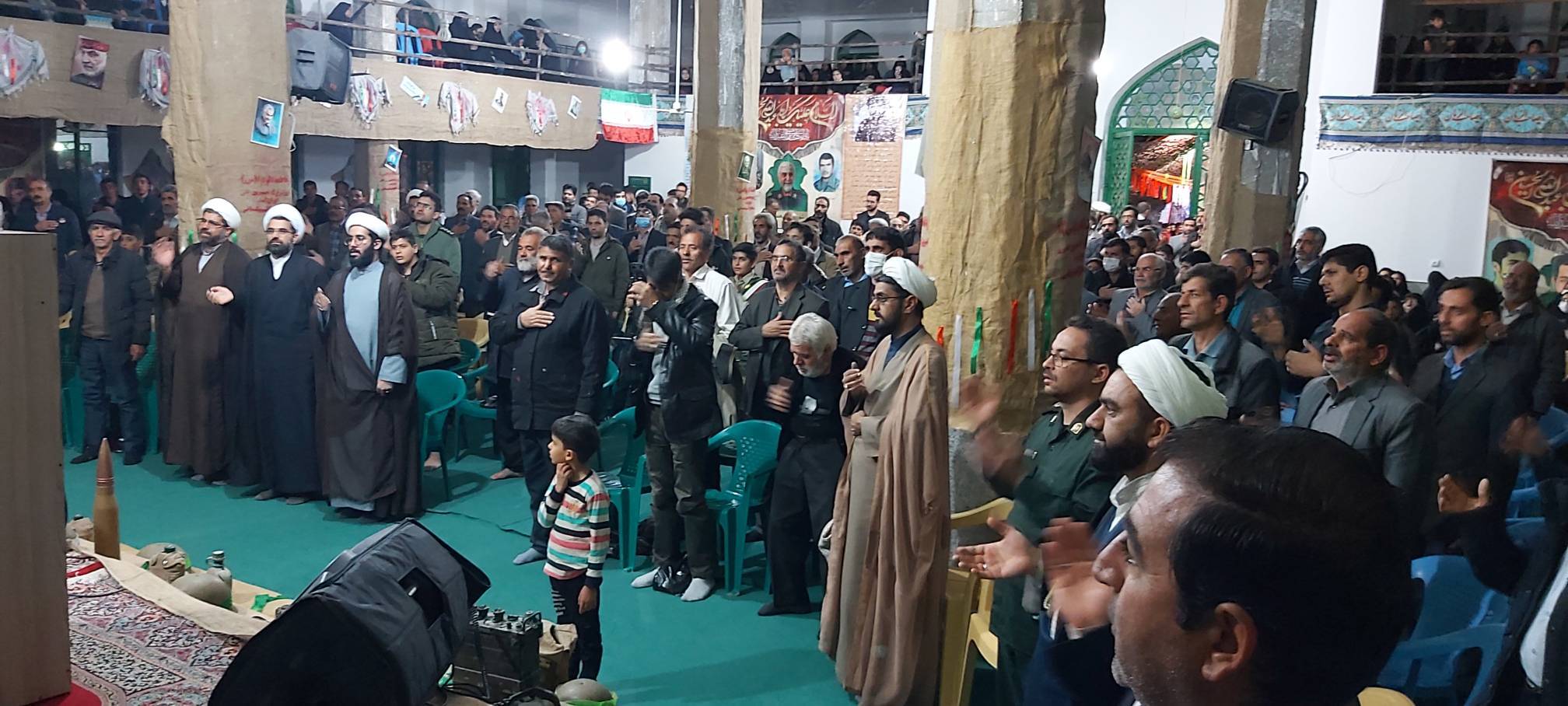 سومین یادواره شهید سلیمانی در روستای ده رییس انار برگزار شد