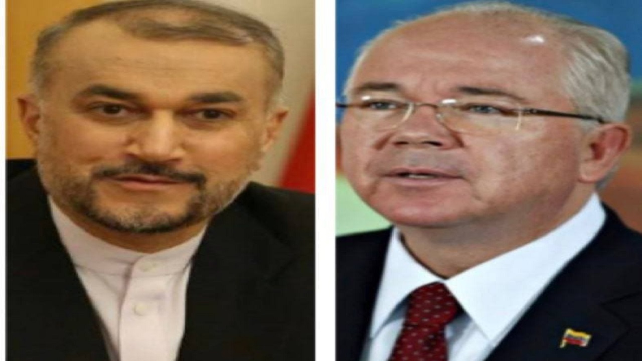 گفتگوی تلفنی وزرای خارجه ایران و ونزوئلا درباره موضوعات مورد اهتمام دو کشور