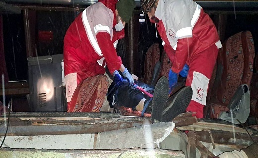 ۱۹ کشته و مصدوم بر اثر واژگونی اتوبوس مسافربری در جاده سرچم