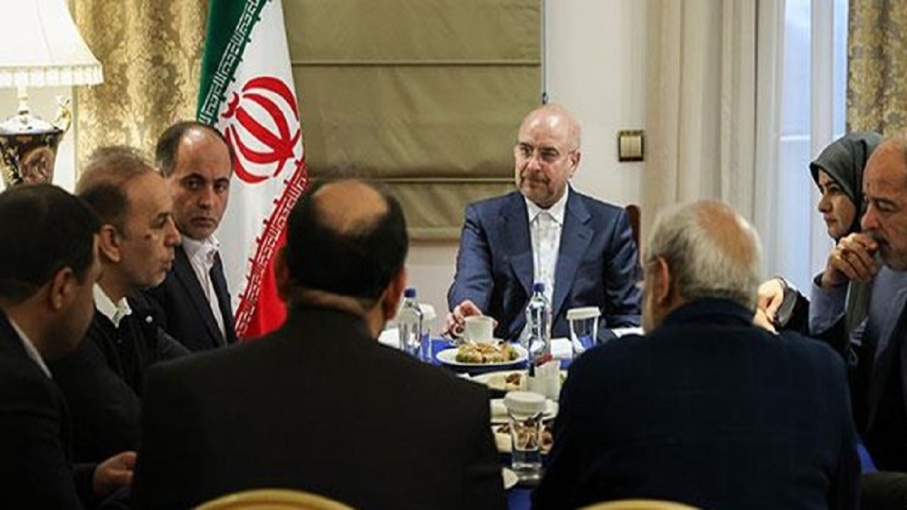 دیدار قالیباف با اعضای هیئت ایرانی شرکت کننده در مجمع مجالس آسیایی