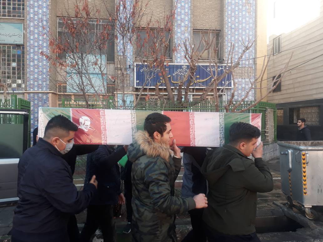 مراسم تشییع شهدای گمنام وداع مردم شهر تهران با شهدای گمنام دفاع مقدس + تصاویر