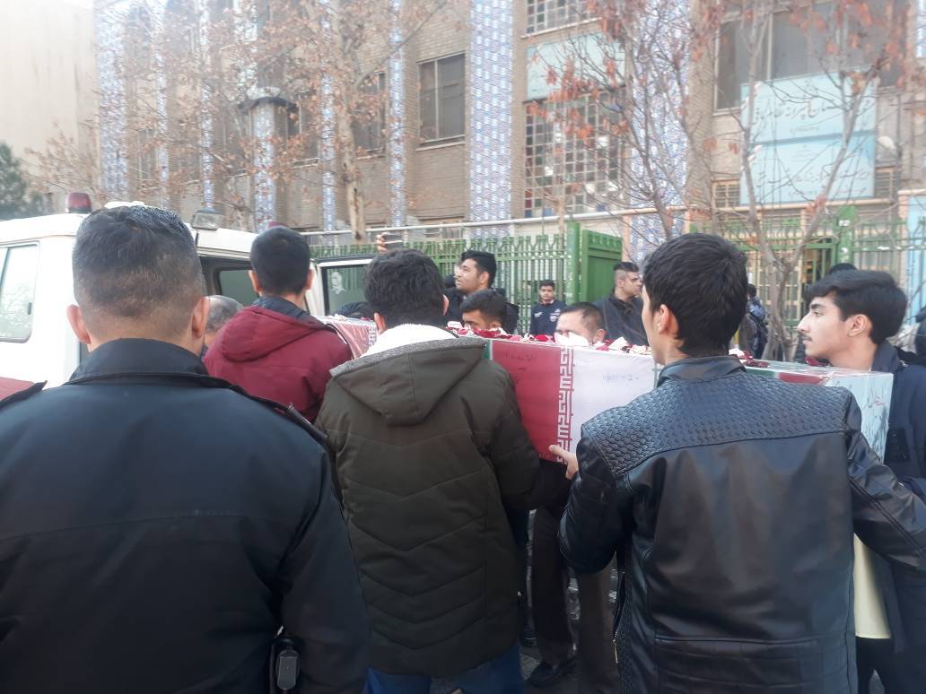 مراسم تشییع شهدای گمنام وداع مردم شهر تهران با شهدای گمنام دفاع مقدس + تصاویر