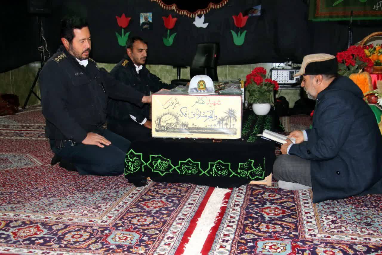 برگزاری مراسم انس با شهدا همزمان با یلدای فاطمی + تصاویر