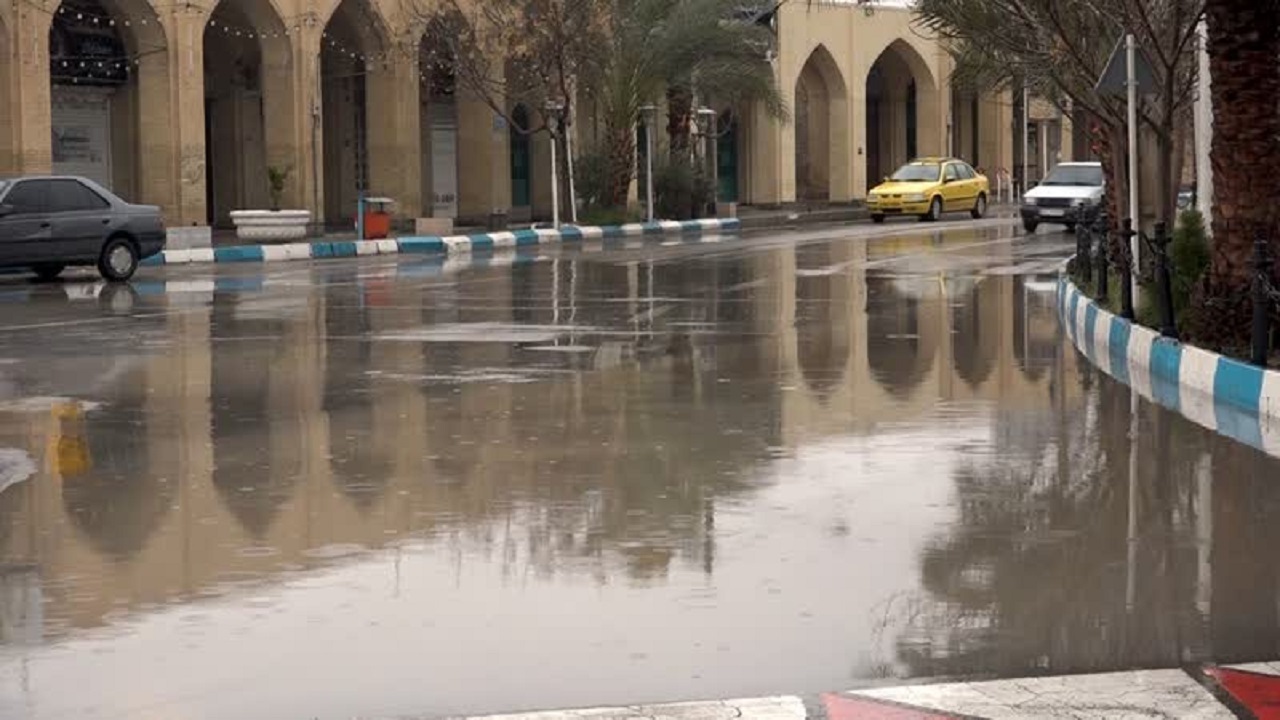 بارش رحمت الهی در بافق