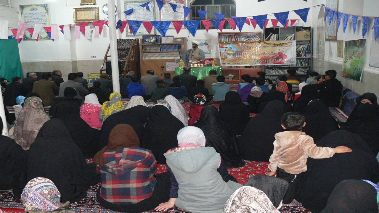 جشن میلاد حضرت زهرا (س) در روستای آقاجان + تصاویر