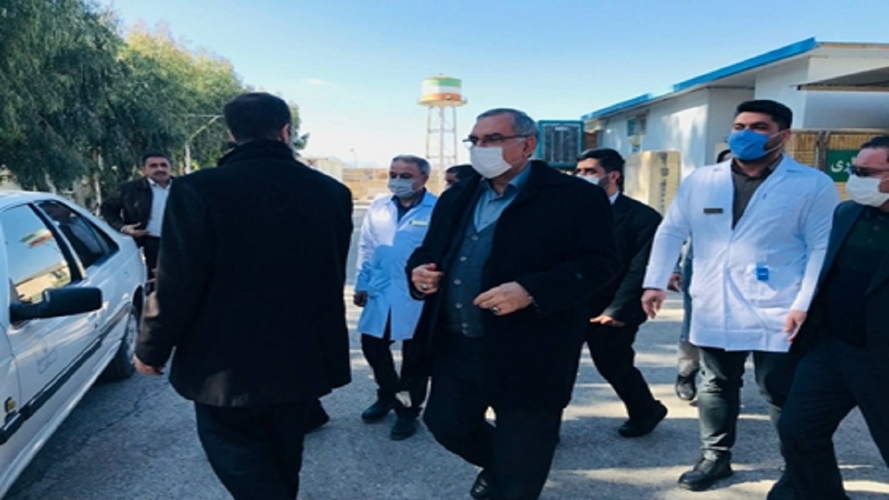 وزیر بهداشت وارد خاتم شد