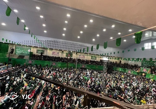 حضور گسترده زنان در جشن میلاد حضرت فاطمه (س) در اندیمشک
