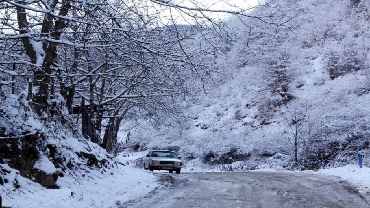 بارش برف زنجان را فرا می‌گیرد