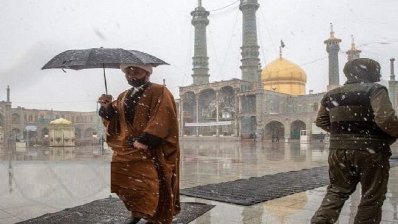 برف مهمان قمی‌‍‌ها می‌شود