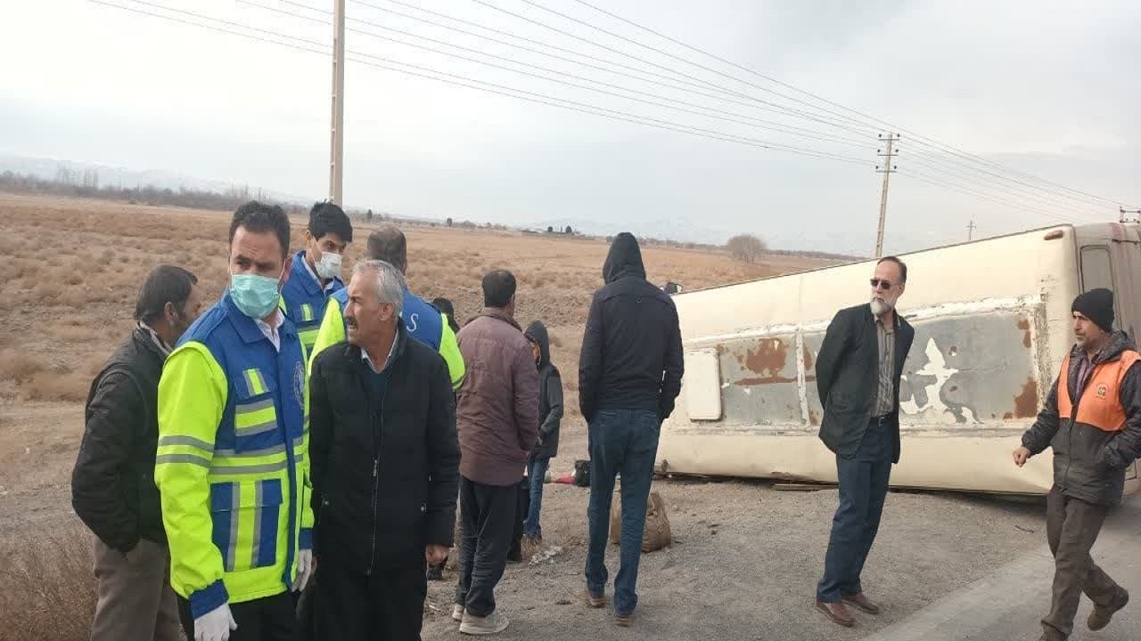  ۱۰ مصدوم در سانحه رانندگی در استان قزوین 