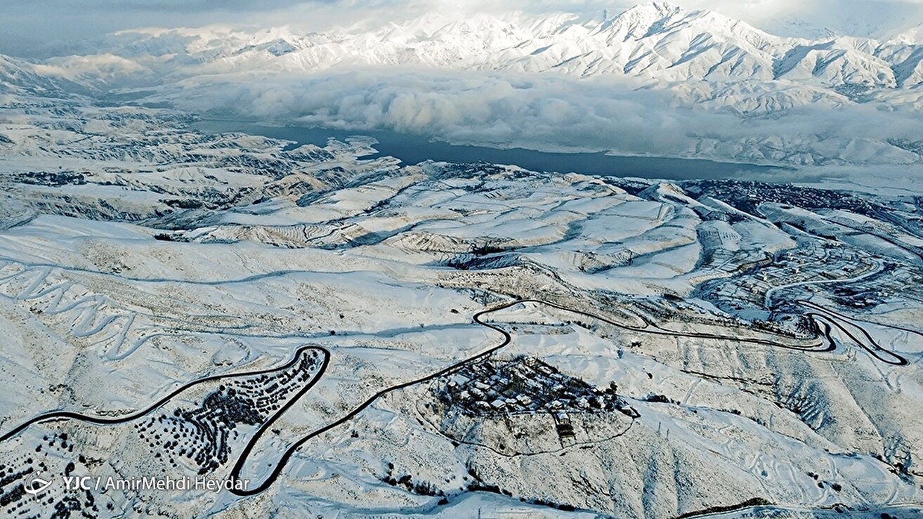 منظره‌های زمستانی طالقان‎