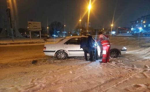 امدادرسانی به بیش از یک هزار نفر در برف و کولاک کردستان + تصاویر