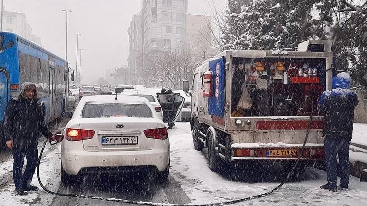 خدمت رسانی بیش از ۴۰ مرکز سوخت رسان سیار در پایتخت